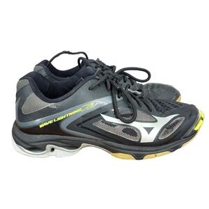 Mizuno Wave Lightning Volleyball Shoes‎ Womens 7.5 Black Sneakers 430228-9073